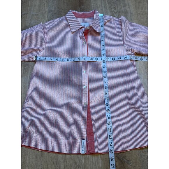 Jill McGowan 94 Portland Astrid Chambray Seersucker Shirt - Picture 7 of 7